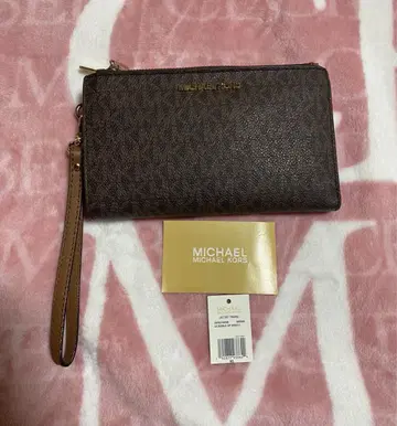 MICHAEL KORS 접이식 지갑 브라운