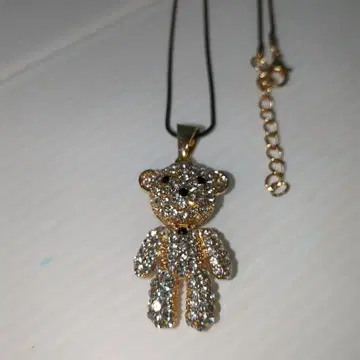 테디베어 모양 목걸이