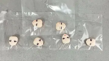 야쿠시지 쿠온 페이스 파츠 6개 세트