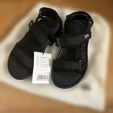 JaVa 블랙 샌들 25cm 미사용 새상품