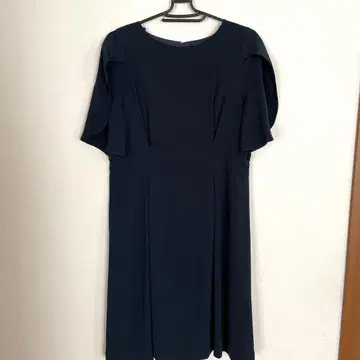 BEAMS HEART 벨벳 새틴 드레스