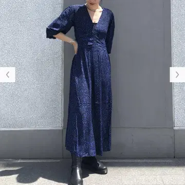 COMPTOIR DES COTONNIERS 레이온 프린트 롱 원피스