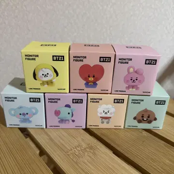 BT21 모니터 피규어 7개 세트