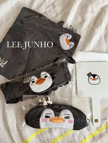 JUNHO 준호 공식 굿즈 펜펜 헤어밴드 거울 안대 타월