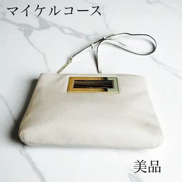 새상품급 ] MICHAEL KORS 체인 숄더 2WAY 백 베이지 계열