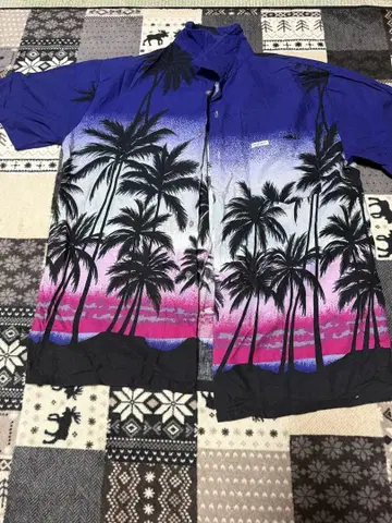Winoshirt 야자수 아로하 셔츠 L 사이즈