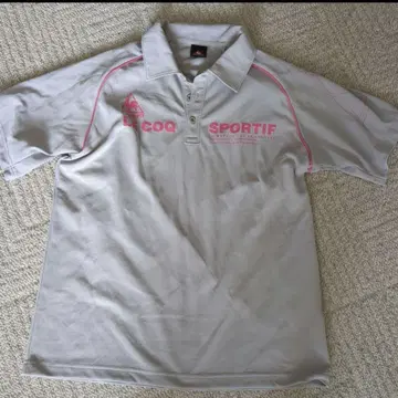 le coq sportif 그레이 피케 셔츠 L