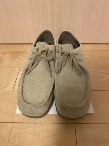 [GU] 왈라비 리얼 가죽 모카신 신발 베이지 28cm