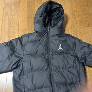 Jordan 블랙 다운 자켓 후드 부착