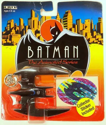 ERTL DIE CAST METAL BATPLANE 2447