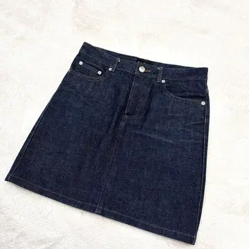 아페쎄 APC 데님 스커트 34인치 미니 스커트 xs