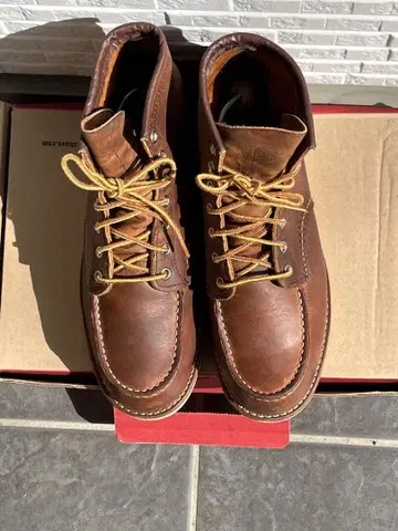 Red Wing 브라운 워크 부츠