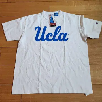 Champion UCLA 1011 T셔츠 L 사이즈 화이트/블루