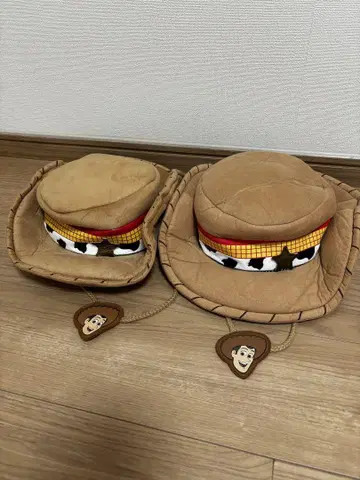 우디 모자 2개 세트 팬 캡 모자