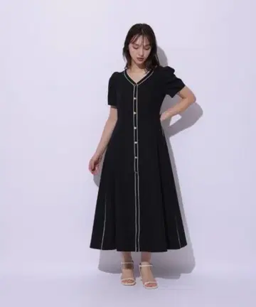 Rirandture 라인 플레어 원피스