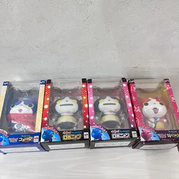 새상품 요괴워치 캐러밴크 로보냥 x 2 기타 x 2 저금통 4개