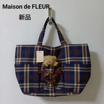 [새상품] Maison de FLEUR 곰돌이와 함께 토트백
