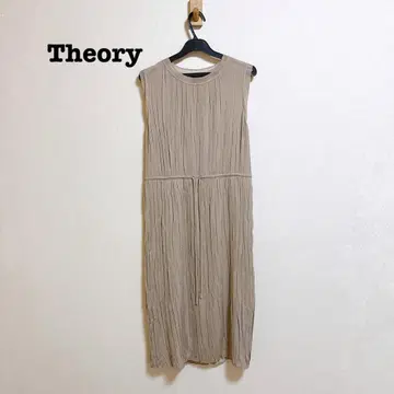 새상품급 Theory 띠어리 리브 플리츠 드레스 원피스