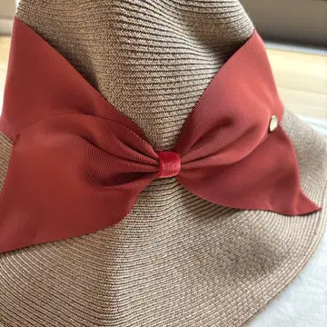 Athena New York 밀짚모자 빨간색