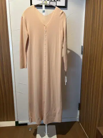 개럴개런트 2way 앞뒤 택 포함 새상품 V넥 니트 원피스 가디건