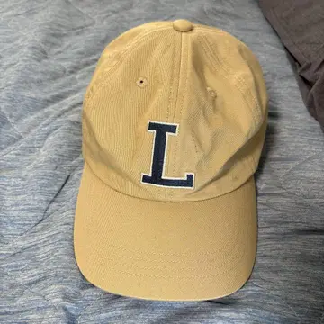 LACOSTE 베이지 캡 L 자수 F