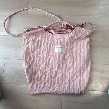 퀼팅 숄더백 핑크