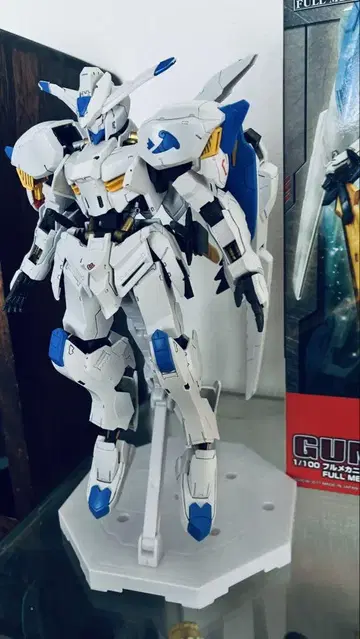 MG 건담 바알 풀 메카닉스 화이트 블루 1/100