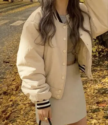 nugu 버시티 패딩 자켓