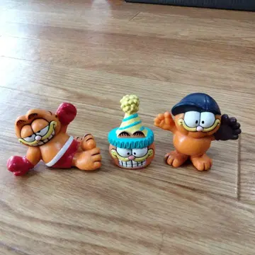 가필드 피규어 3개 세트