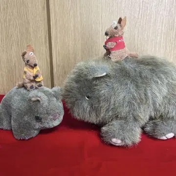 웜뱃 봉제 인형 웜뱃 모자() 캥거루 덤 포함 호주