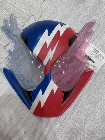 가면라이더 마스크 빨간색 파랑 투명