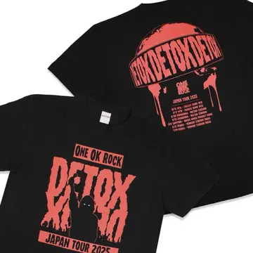 one ok rock 원오크락 2025 DETOXJAPAN 티셔츠