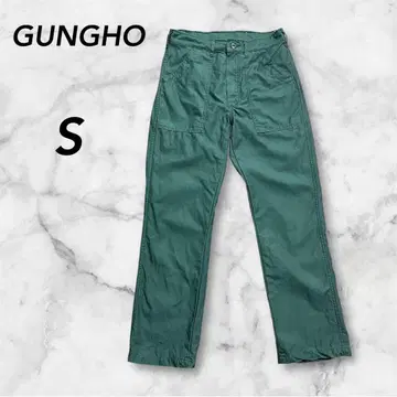GUNGHO 건호 베이커 팬츠 퍼티그 팬츠 올리브 S