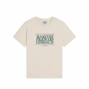 MARITHE FRANCOIS GIRBAUD 티셔츠 M 라이트 베이지