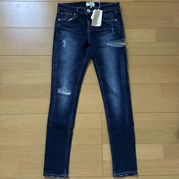 GYDA J/W SIDEPIPED 스키니 데님