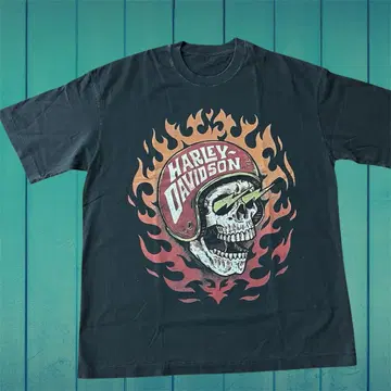 Harley-Davidson 스컬 T셔츠