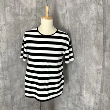 SHEIN 보더 심플 티셔츠 캐주얼 얇은 소재