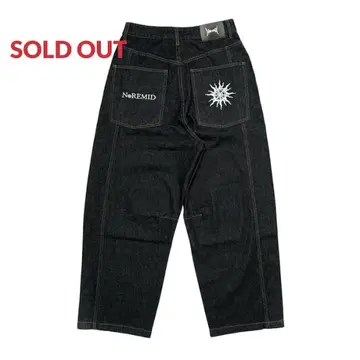 NOREMID RIGIT SUPER BAGGY DENIM -Black-L