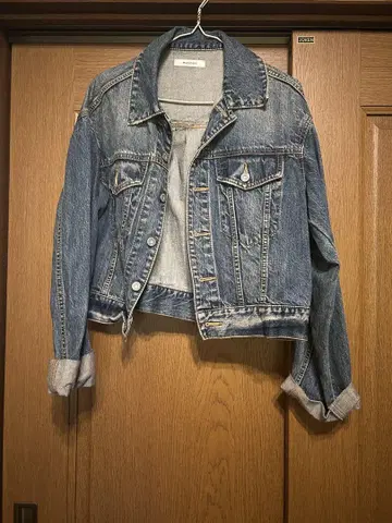 MOUSSY 크롭 데님 자켓
