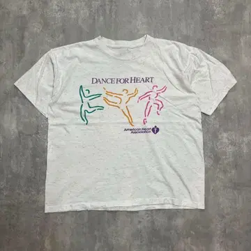 90년대 dance art vintage 티셔츠 싱글 스티치