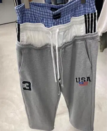 Project G/R 3 LAYERED SWEAT PANTS GR M