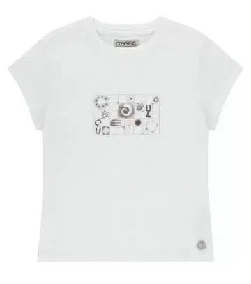 COYSEIO COY WAFFLE T-SHIRT 화이트 티셔츠