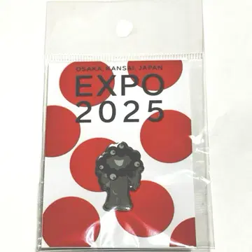 오사카 간사이 엑스포 미미 핀 배지 검은 미미 expo2025 새상품