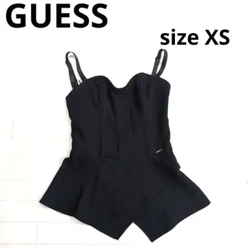 247 GUESS 블랙 페플럼 뷔스티에 XS