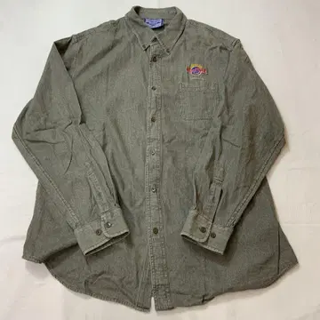 A/W 90년대 하드록 카페 쿠론 긴팔 워크 셔츠 XL