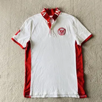 GIORDANO INDEPENDENCE DAY 와펜 자수 피케 셔츠 4