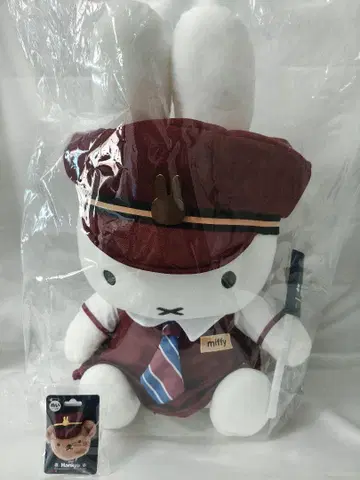 한큐 전철 [미피호] 동승 차장 미피 봉제인형