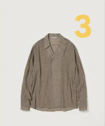 AIRY LIGHT COTTON CHECK P/O SHIRT