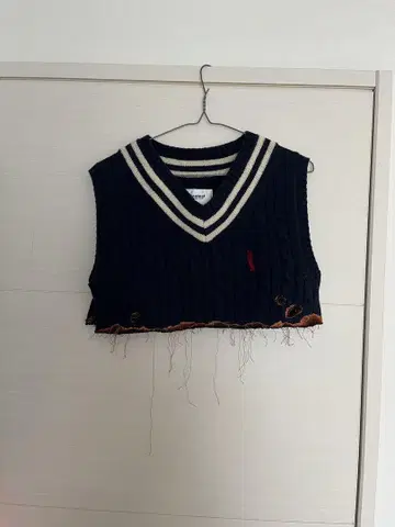 doublet 22aw 버닝 니트 베스트