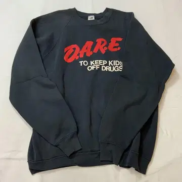 A/W 90년대 프룻 오브 더 룸 DARE 맨투맨 트레이닝복 XXL
